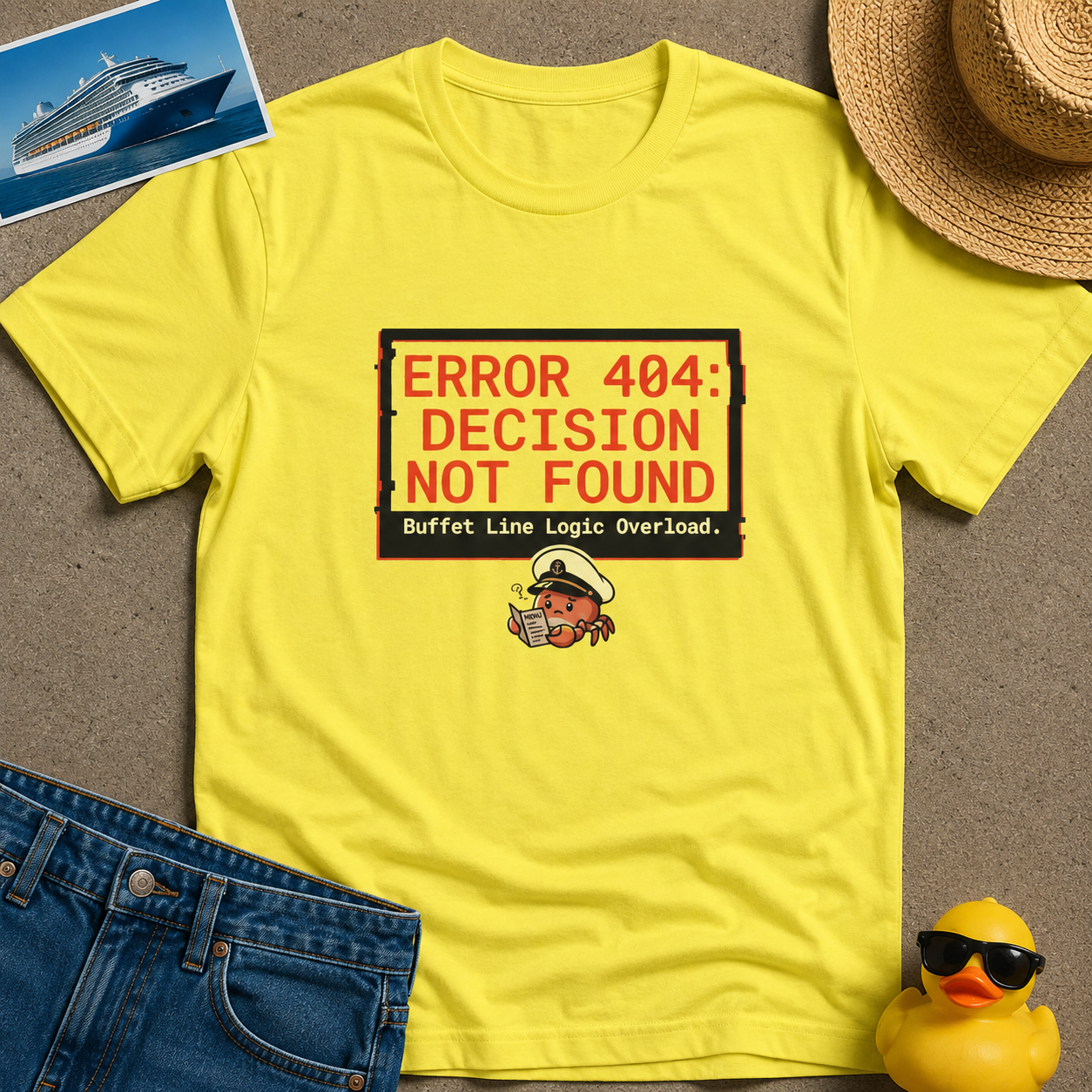 Error 404 Dexision Not Found Buffet Line Logic Overload Tee