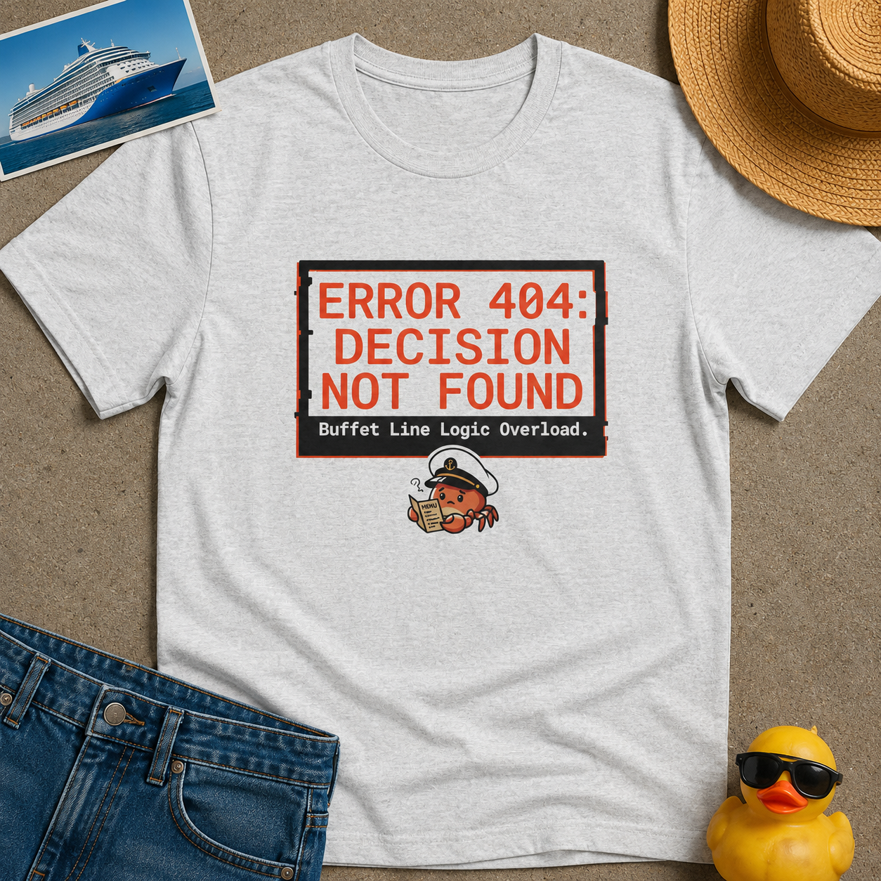 Error 404 Dexision Not Found Buffet Line Logic Overload Tee