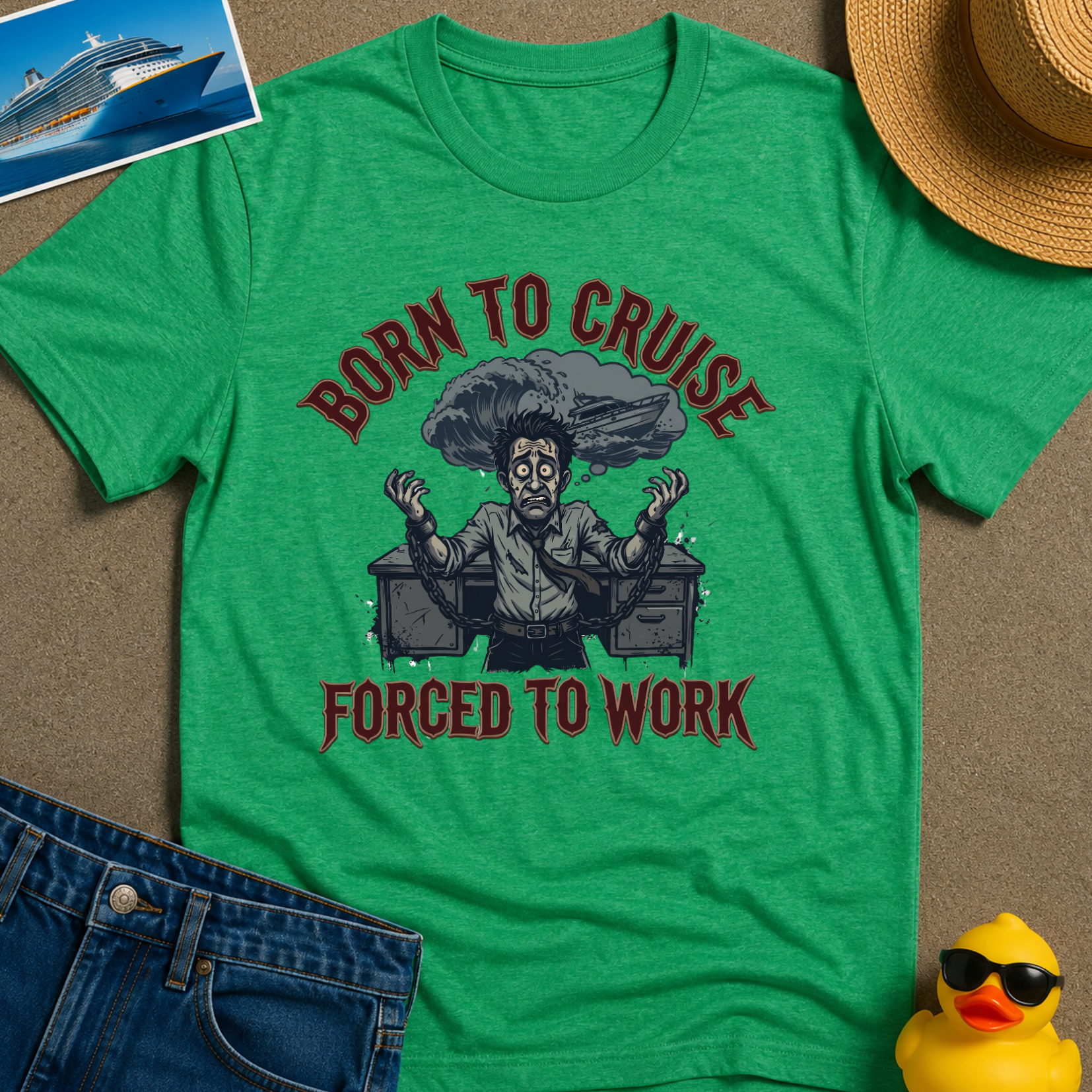Born to Cruise Forced to Work Tee
