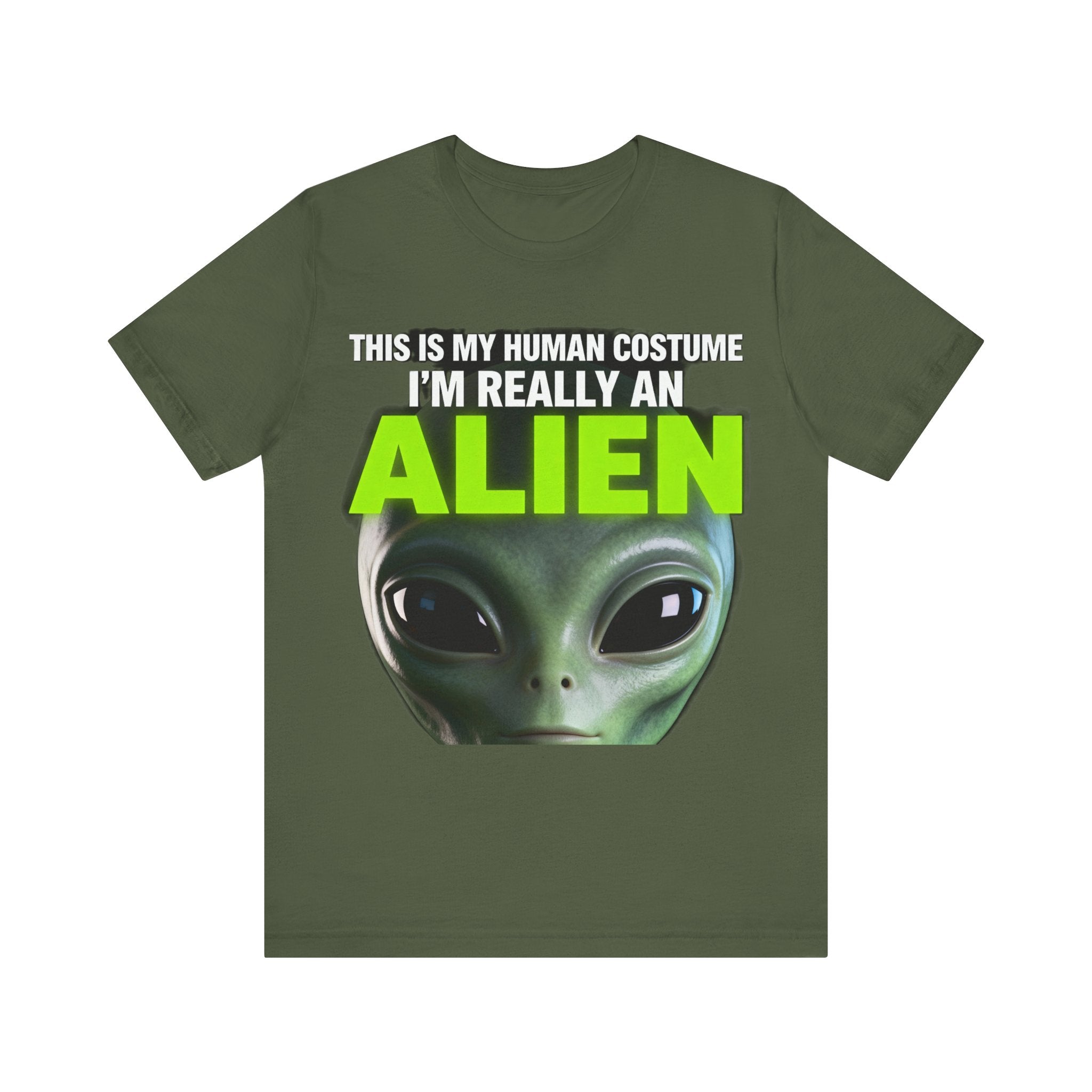 This Is My Human Costume Shirt – Funny Alien Halloween Tee | Sci-Fi Humor T-Shirt Please Note: (Sizes may run slightly small)