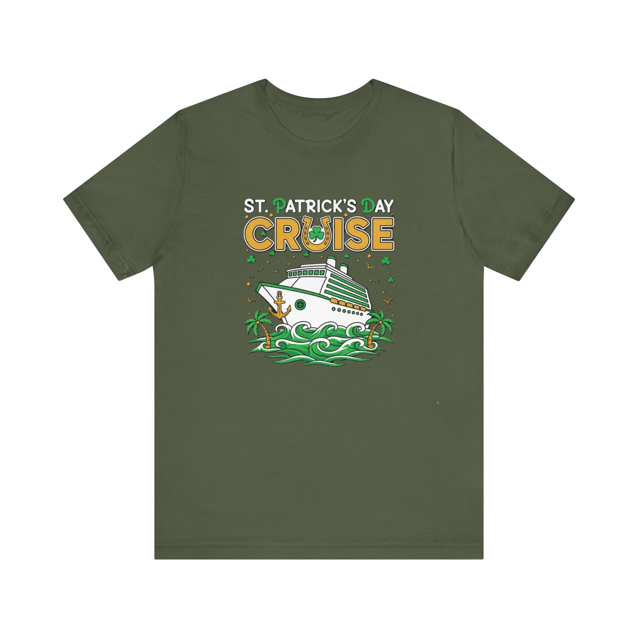St. Patrick’s Day Cruise Shirt – Lucky Irish Cruise Vacation Tee | Funny Shamrock Boat T-Shirt Please Note: (Sizes may run slightly small)