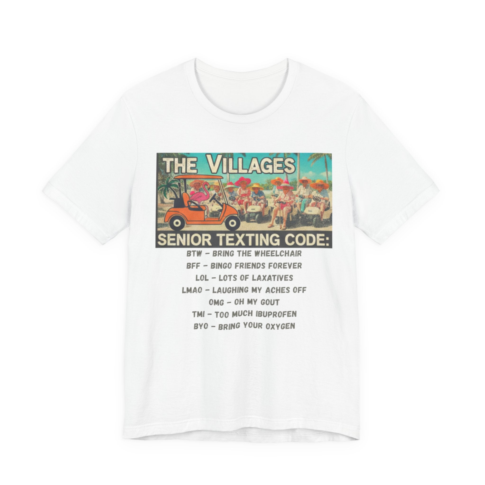 Senior Texting Code Tee