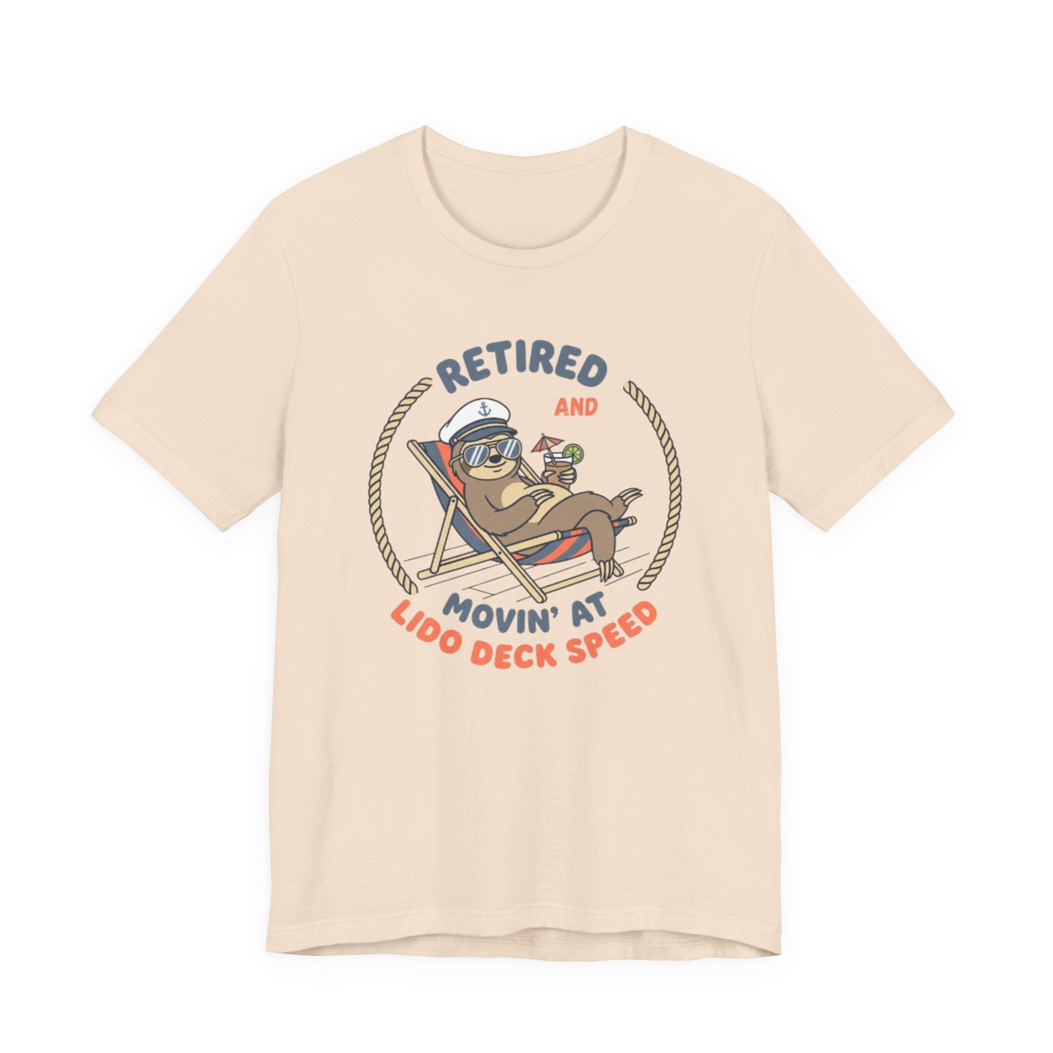 Retired and Movin' at Lido Deck Speed Tee
