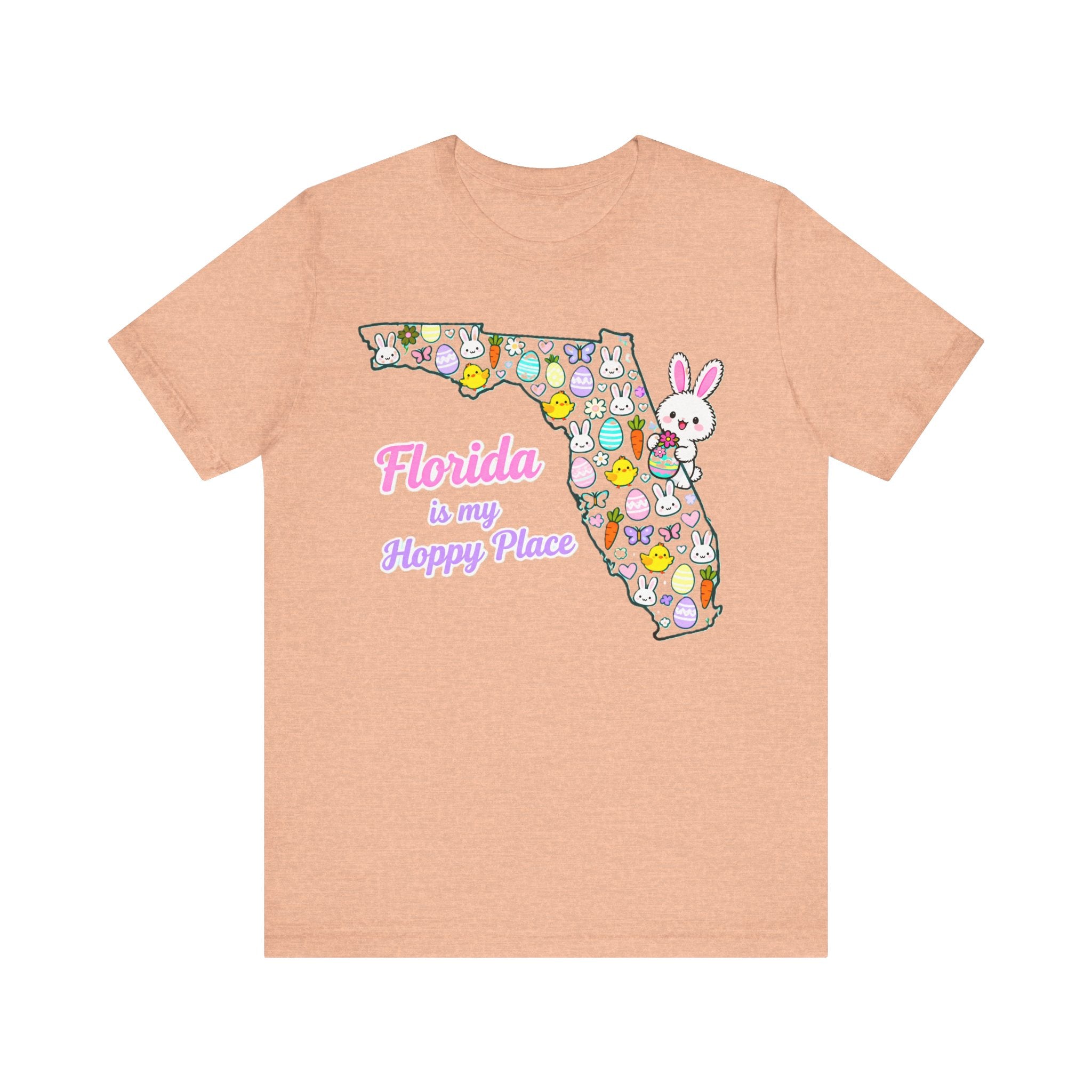 Florida Is My Hoppy Place Shirt – Cute Easter Bunny & Egg Tee