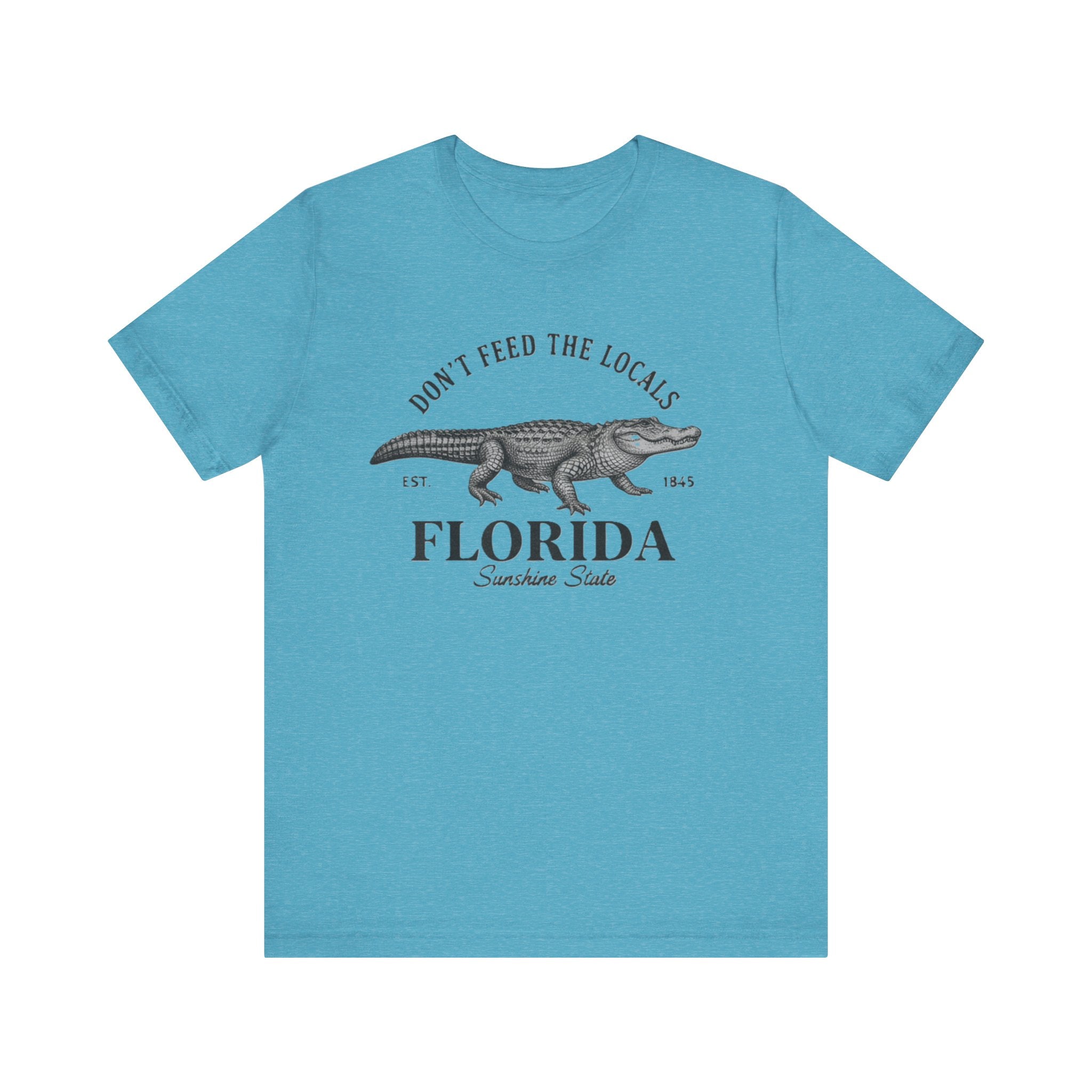 Don’t Feed the Locals Florida Shirt – Funny Alligator Sunshine State Tee | Vintage Florida Humor T-Shirt Pease Note: (Sizes may run slightly small)