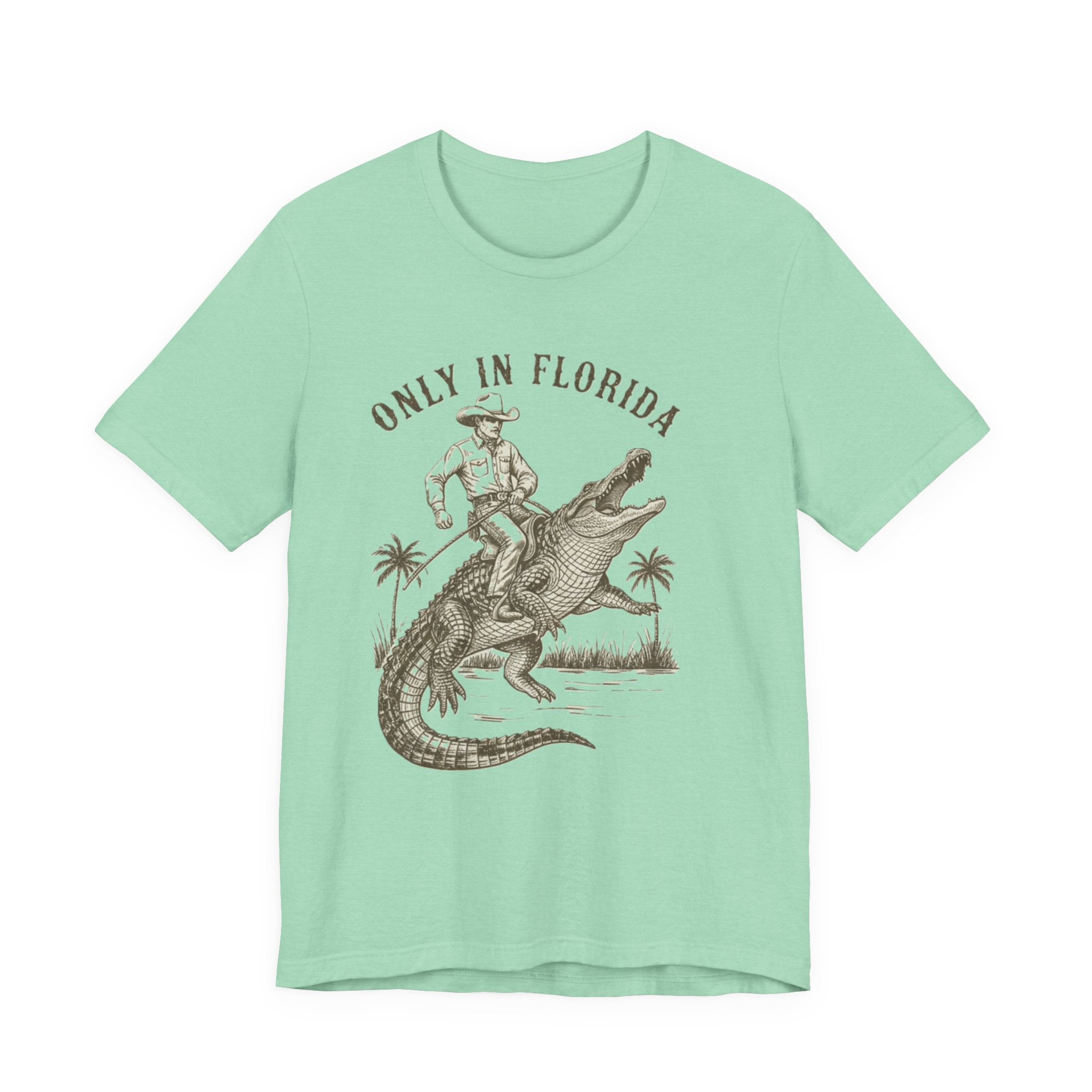 Cowboy Riding Alligator Tee