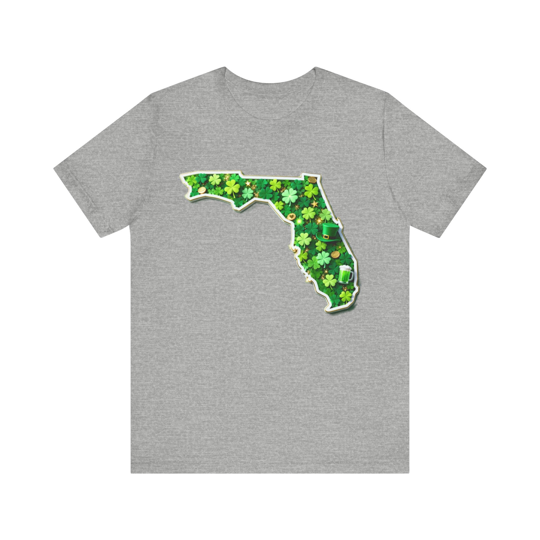 Florida St. Patrick’s Day Shirt – Lucky Shamrock State Tee | Funny Green Irish Holiday T-Shirt Please Note: (Sizes may run slightly small)