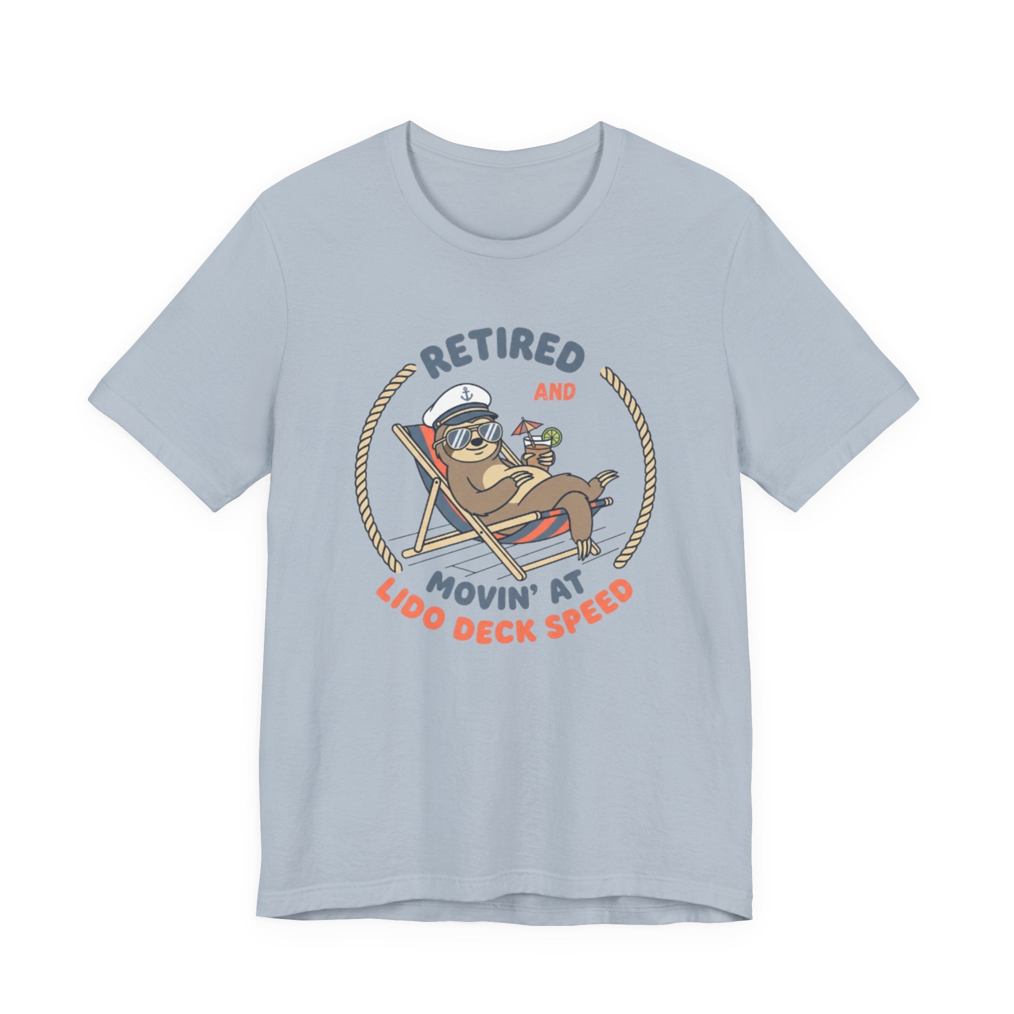 Retired and Movin' at Lido Deck Speed Tee