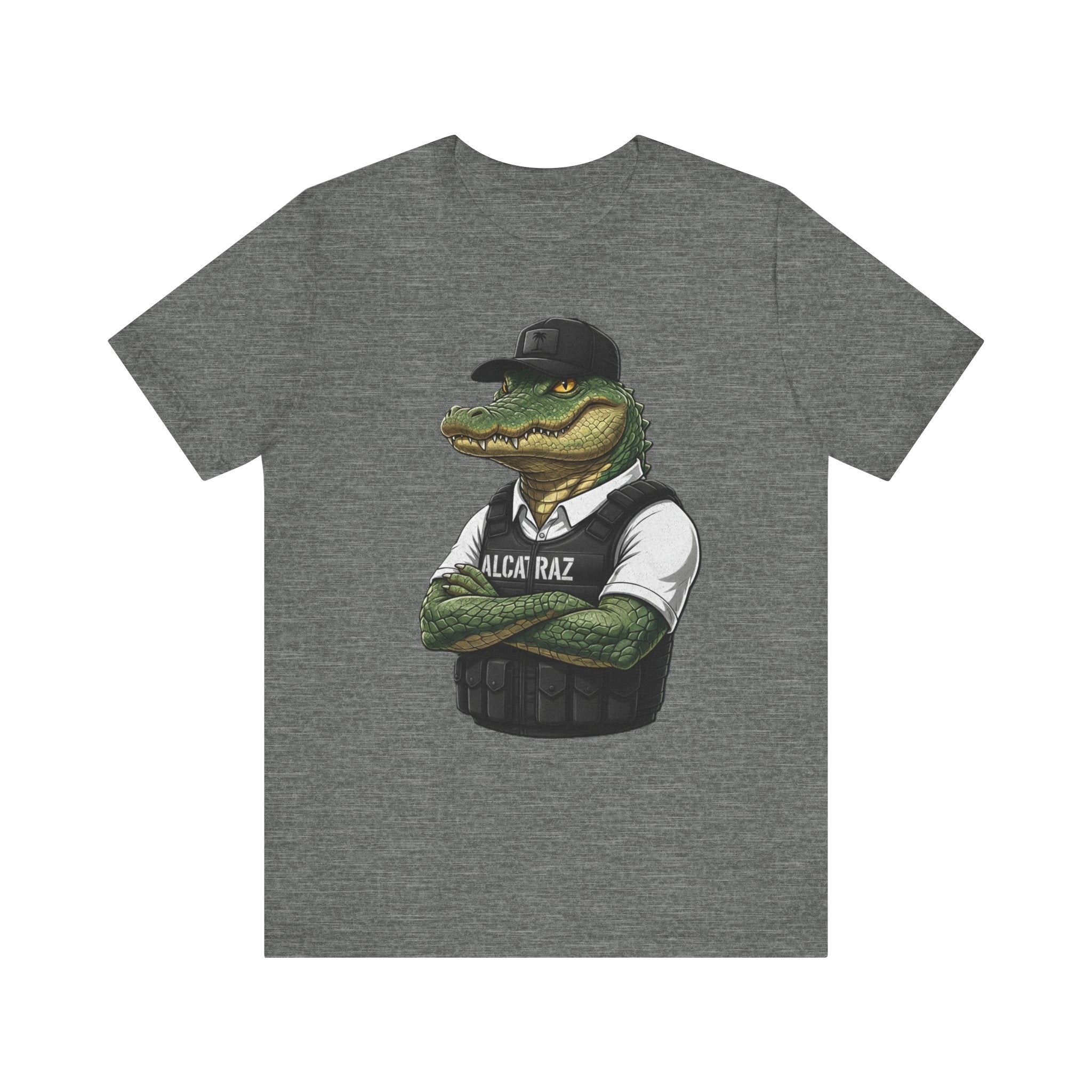 Alcatraz Gator Shirt – Cool Alligator Graphic Tee | Funny Florida Streetwear T-Shirt Please Note: (Sizes may run slightly small)