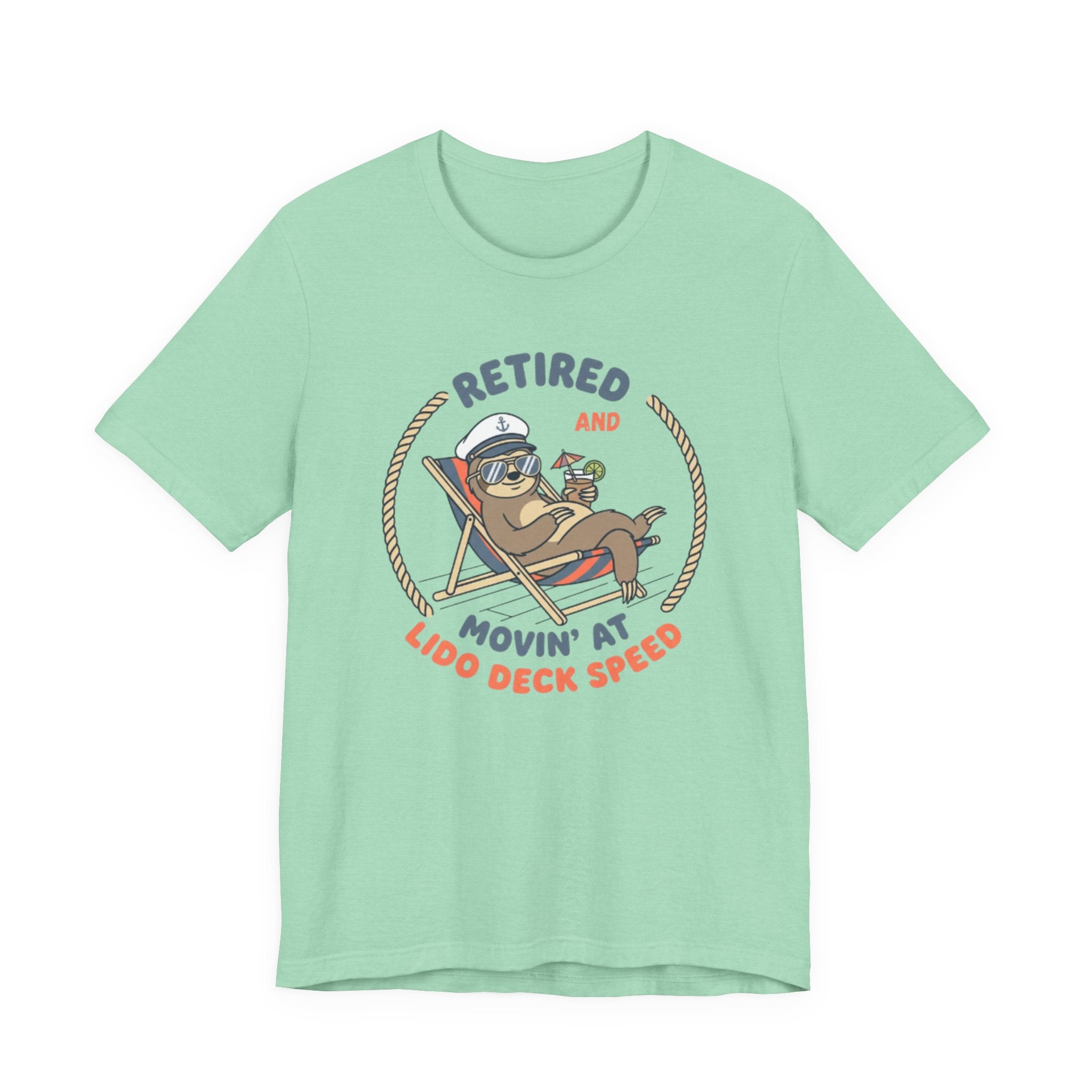Retired and Movin' at Lido Deck Speed Tee