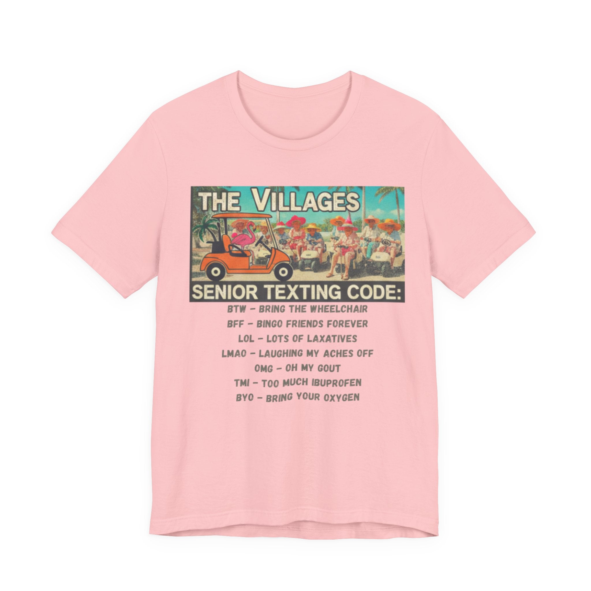 Senior Texting Code Tee