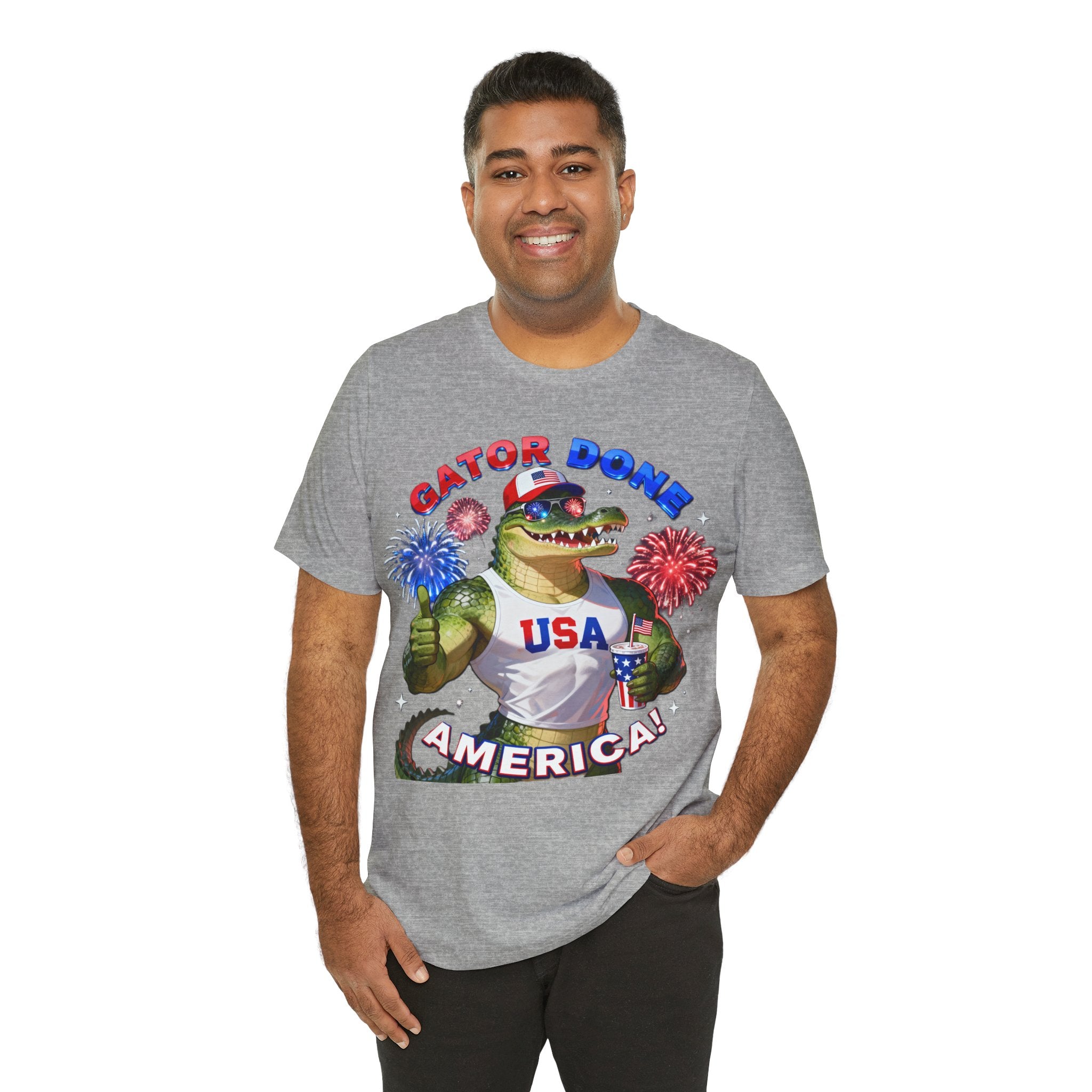 Gator Done America Shirt – Funny Florida 4th of July Tee
