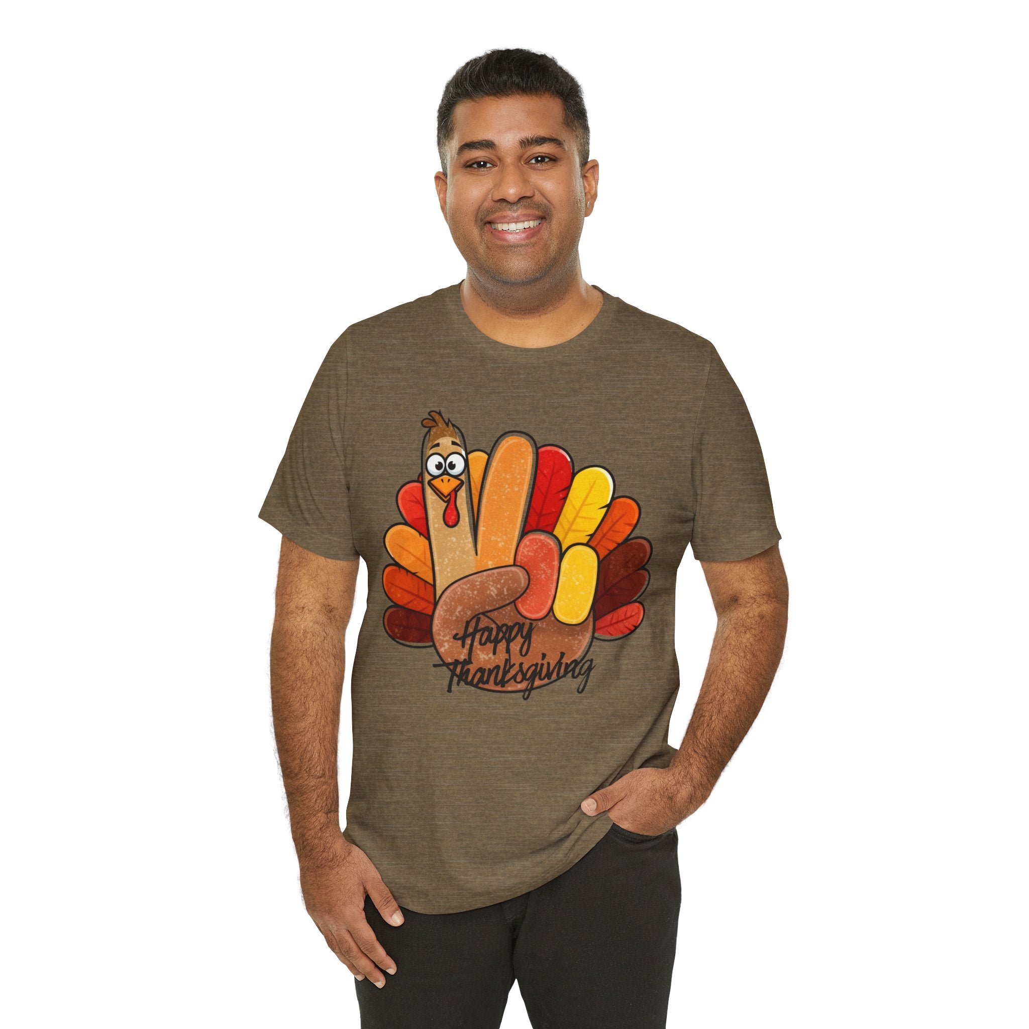 Peace Love Turkey Shirt – Funny Happy Thanksgiving Tee