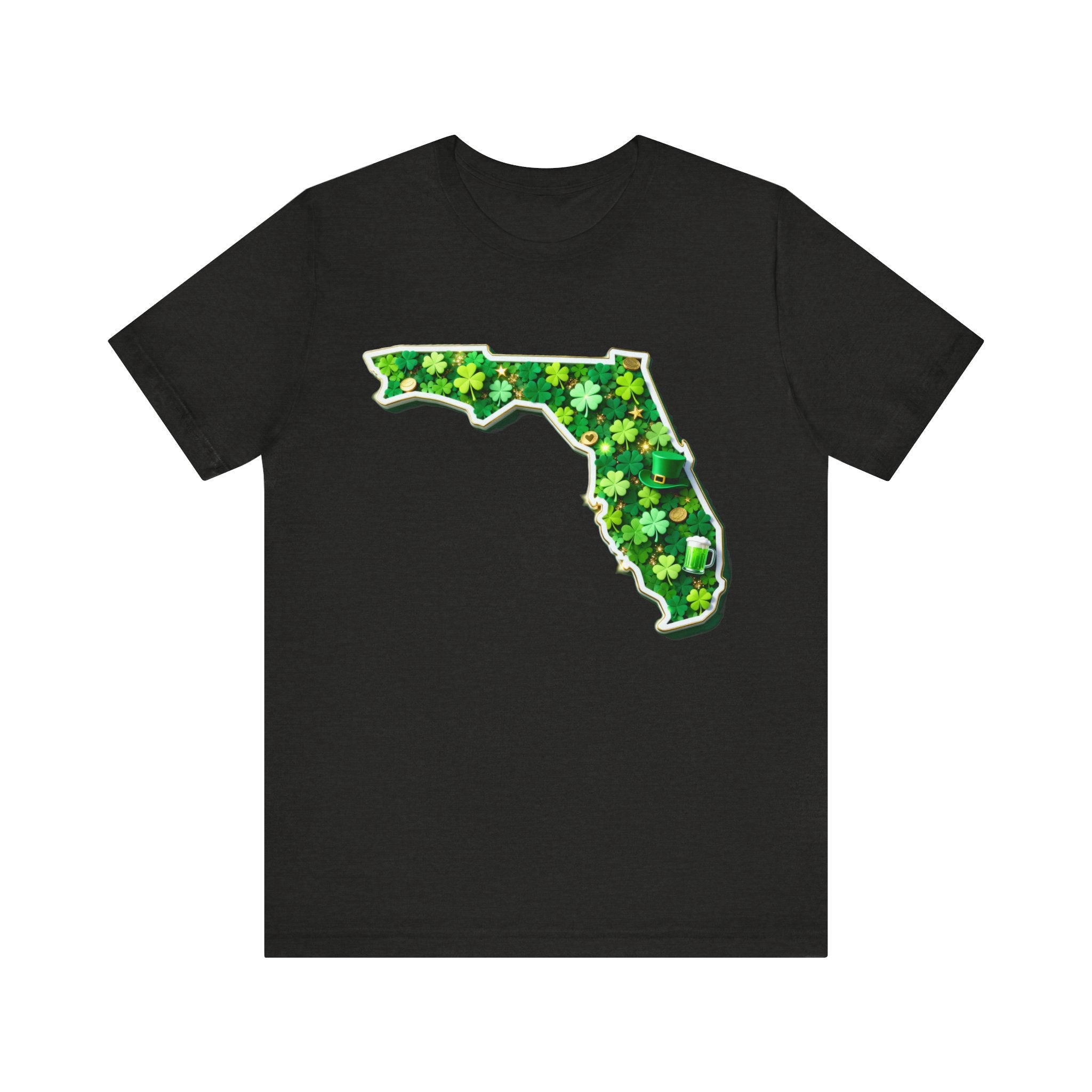 Florida St. Patrick’s Day Shirt – Lucky Shamrock State Tee | Funny Green Irish Holiday T-Shirt Please Note: (Sizes may run slightly small)