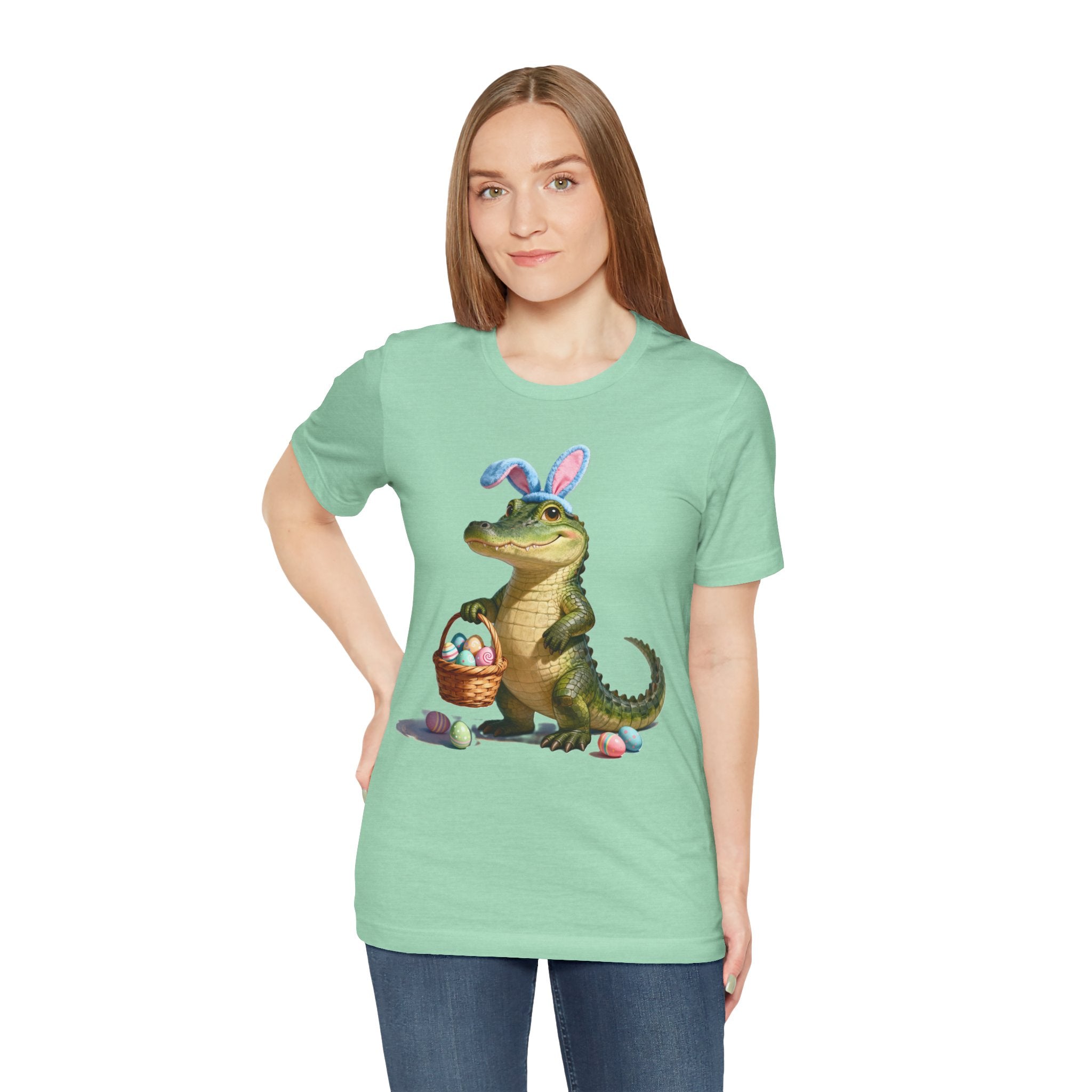 Easter Gator Shirt – Funny Florida Alligator Bunny Tee