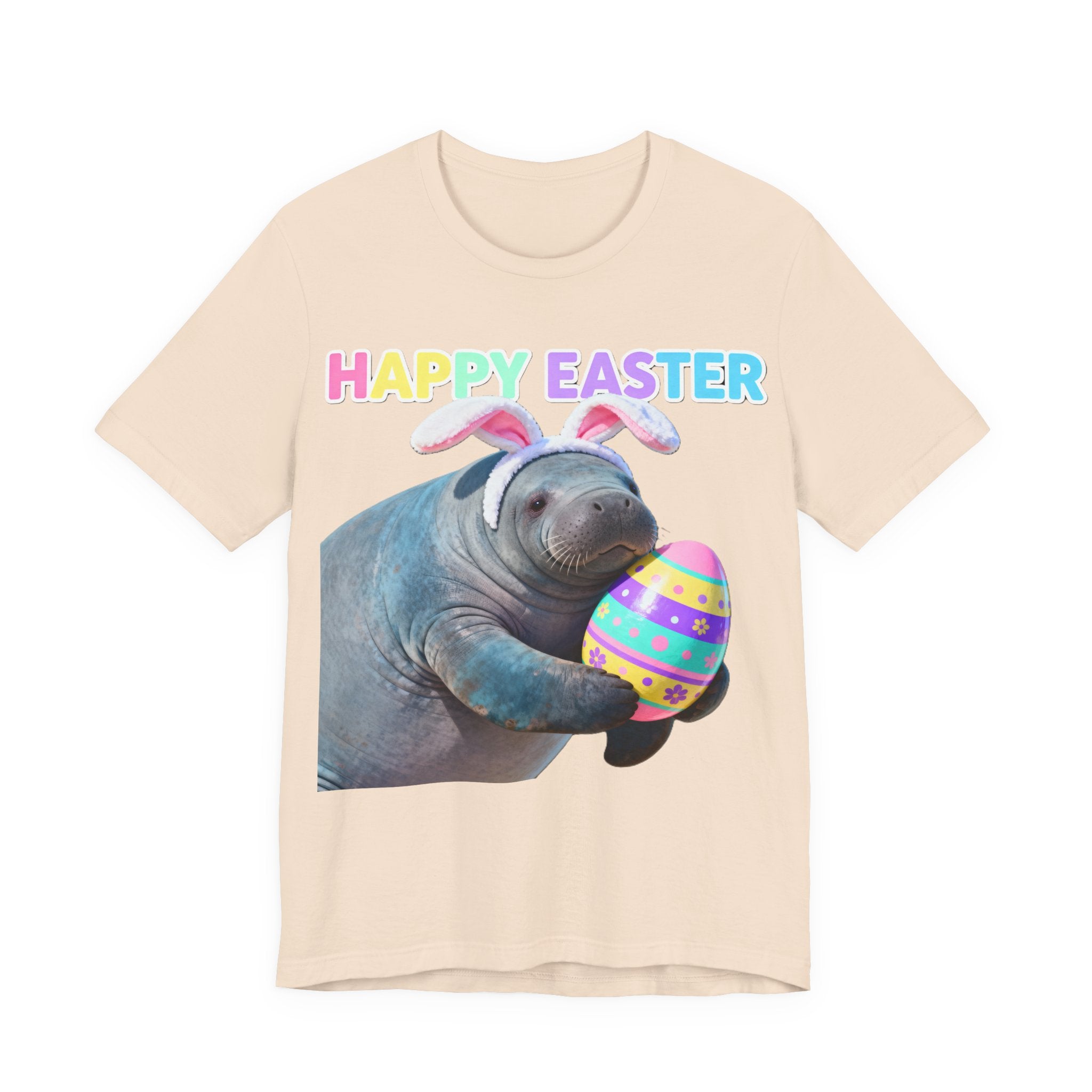Happy Easter Manatee Shirt – Cute Florida Easter Tee