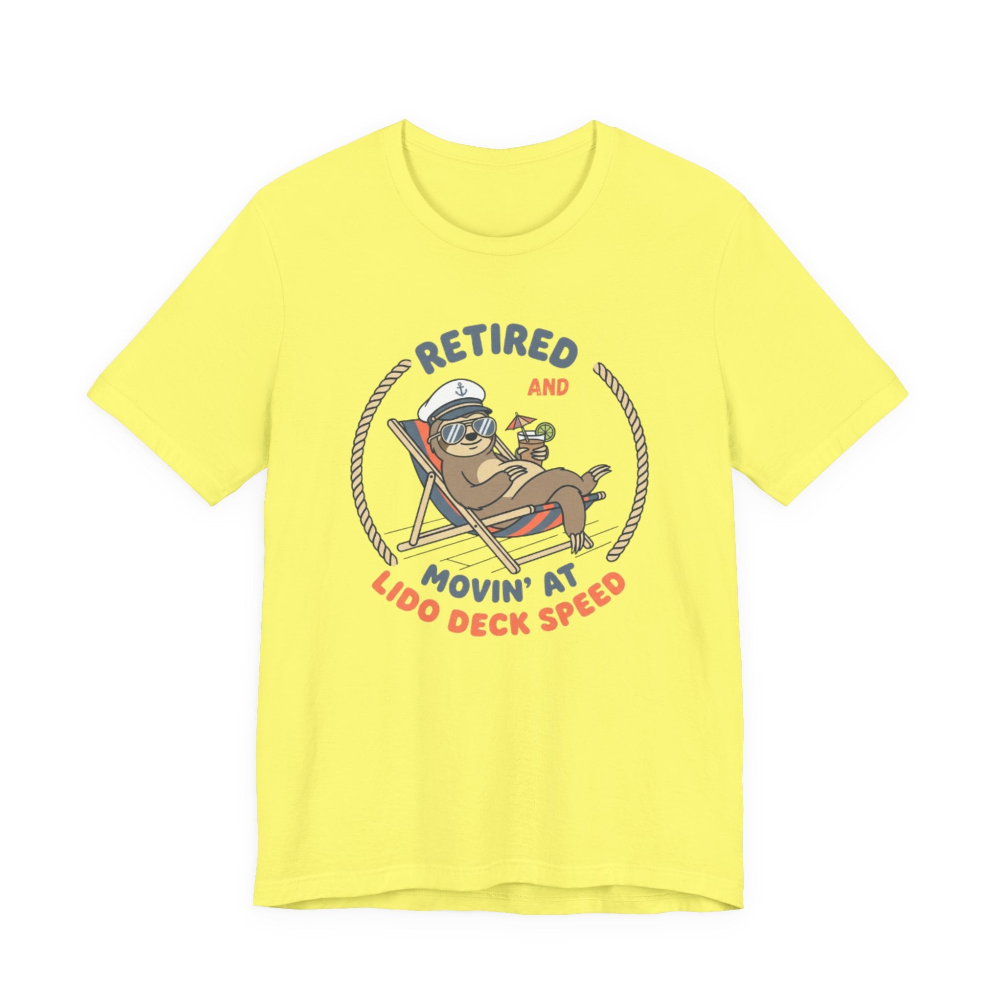 Retired and Movin' at Lido Deck Speed Tee
