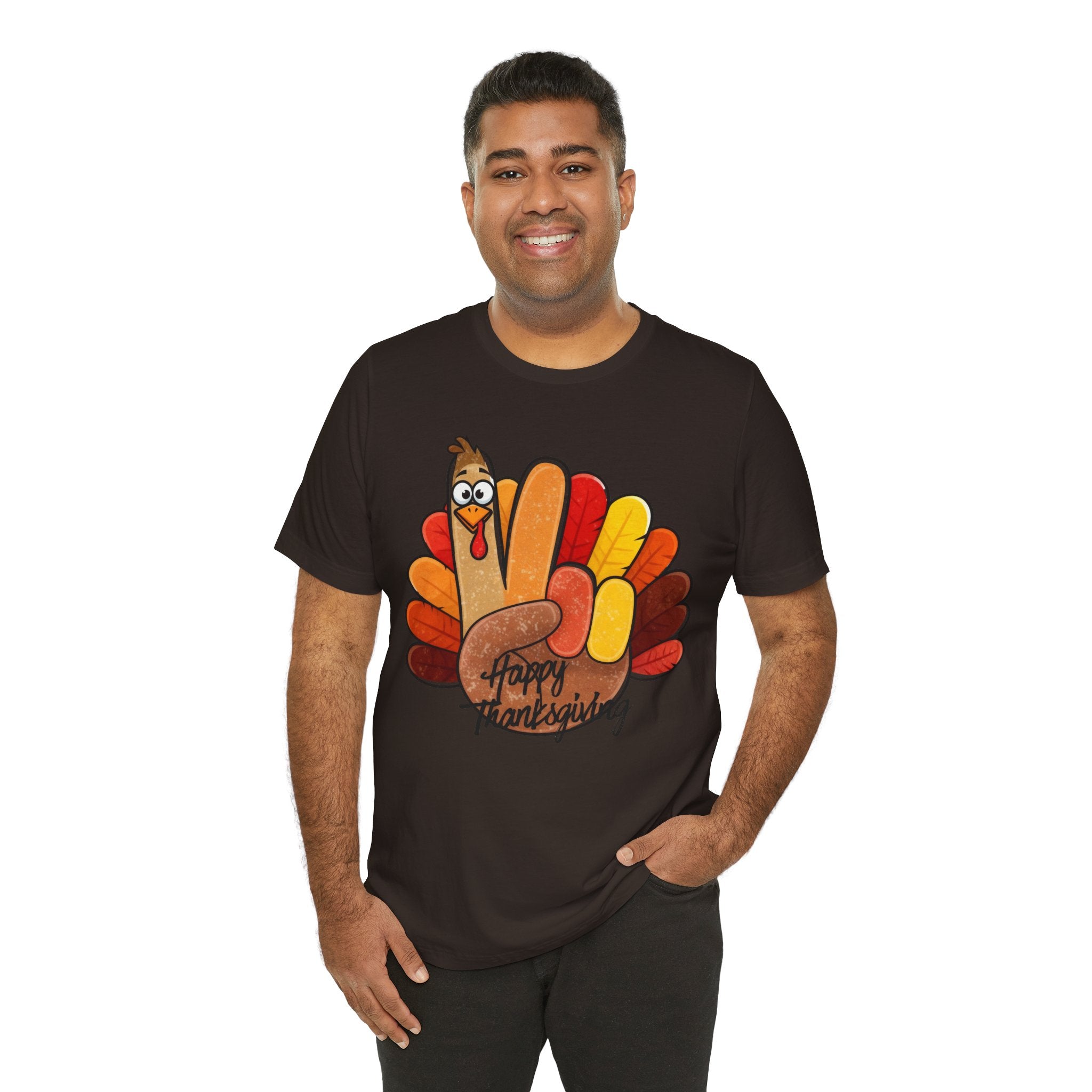 Peace Love Turkey Shirt – Funny Happy Thanksgiving Tee