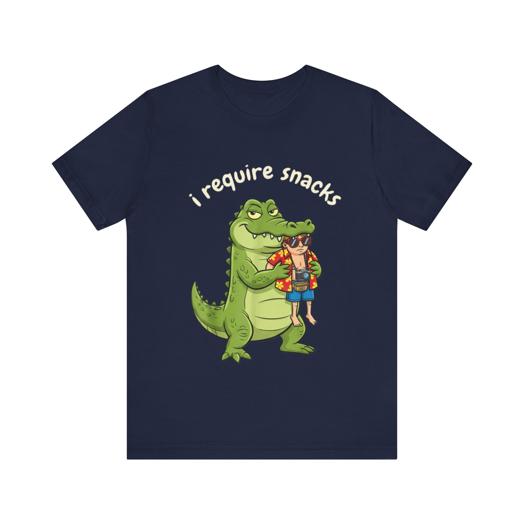 I Require Snacks Florida Gator Shirt – Funny Alligator Tourist Tee | Florida Humor Vacation T-Shirt Please Note: (Sizes may run slightly small)