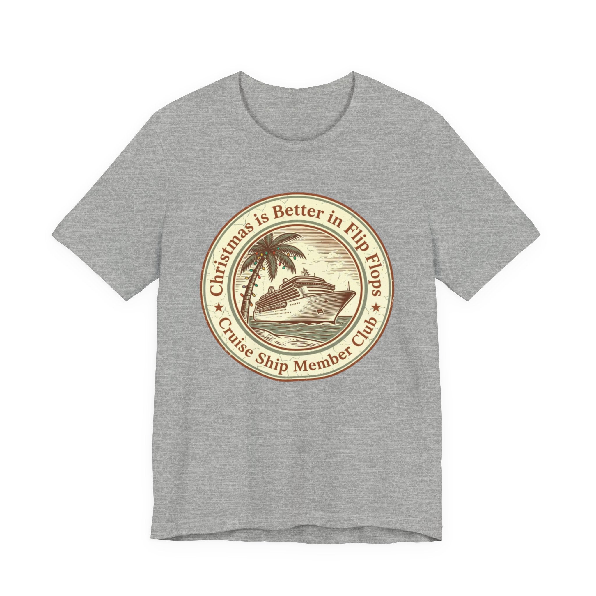 Christmas is Better in Flip Flops Cruise Ship Member Club Tee