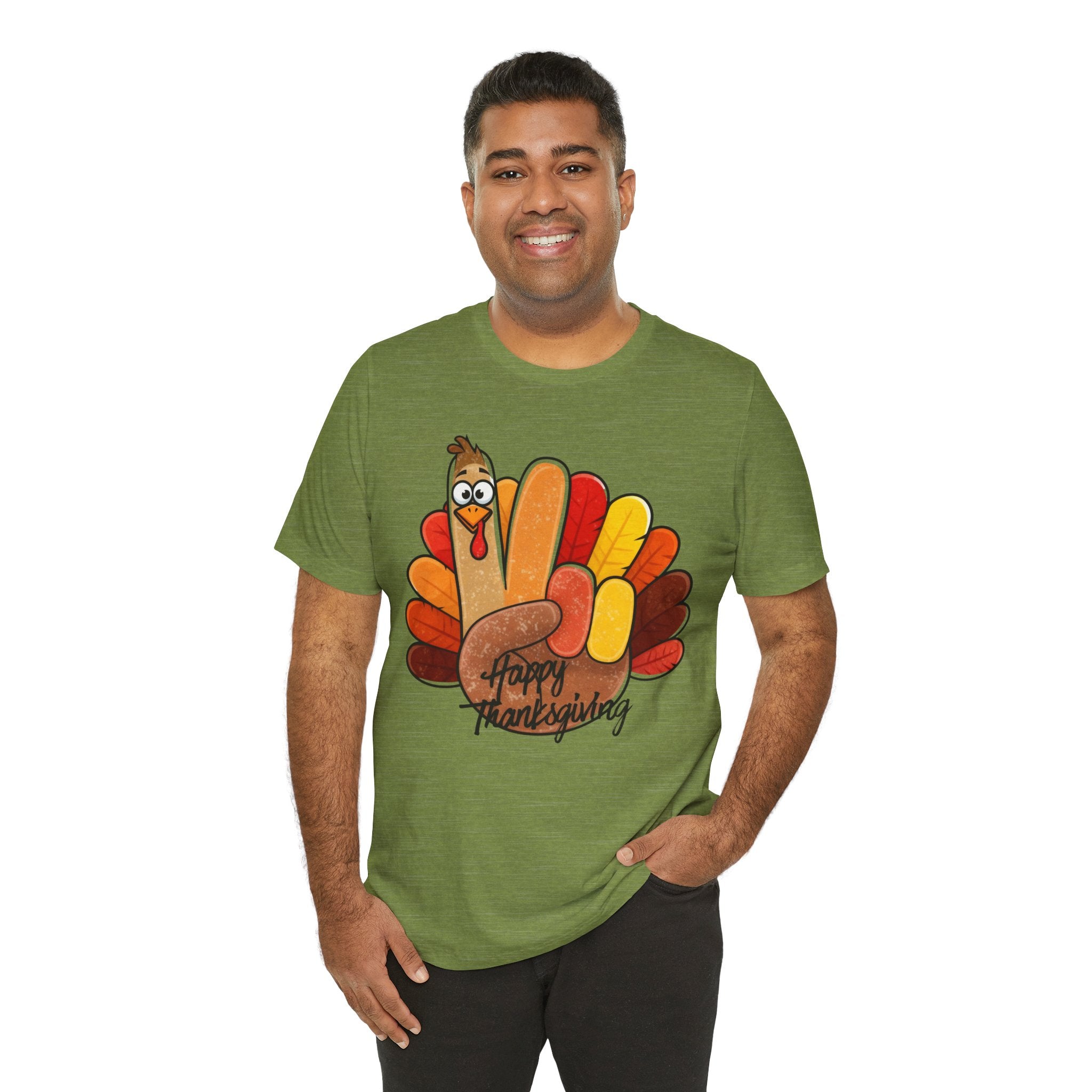Peace Love Turkey Shirt – Funny Happy Thanksgiving Tee