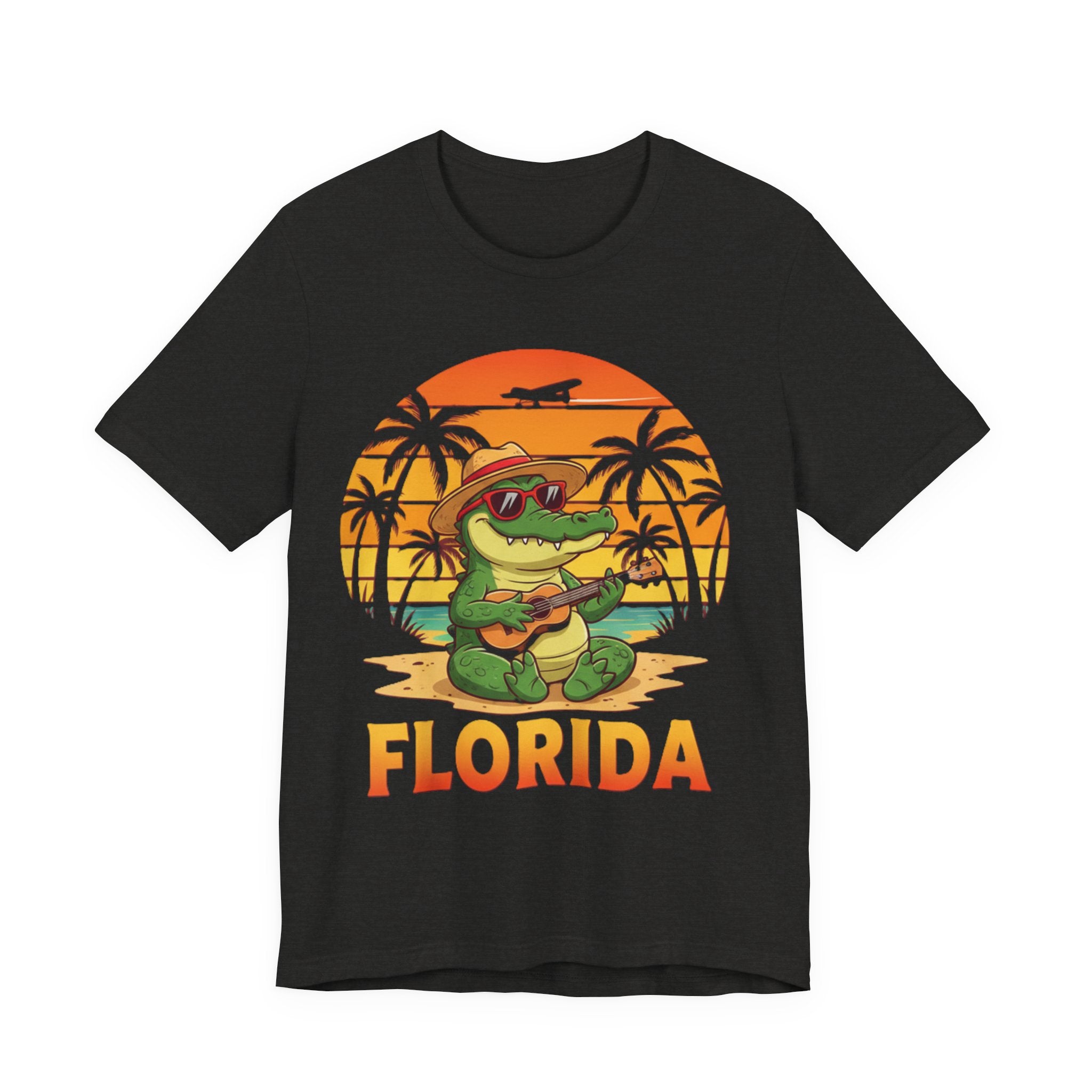 Chill Gator with Guitar Beach Vibes Tee