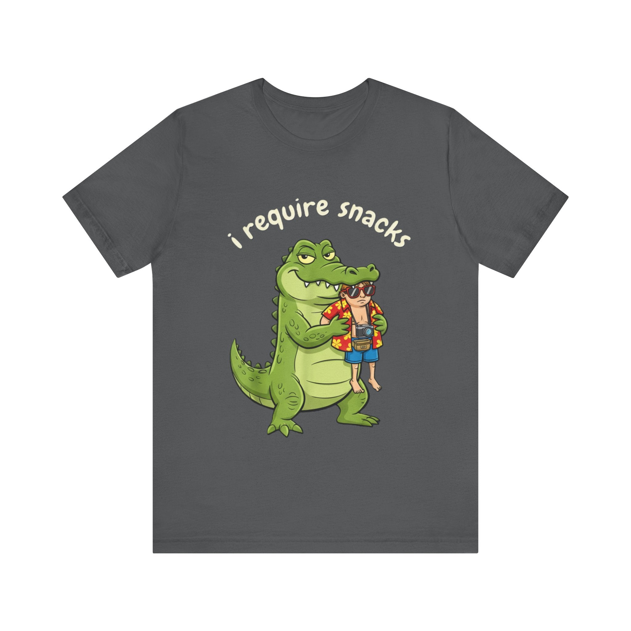 I Require Snacks Florida Gator Shirt – Funny Alligator Tourist Tee | Florida Humor Vacation T-Shirt Please Note: (Sizes may run slightly small)