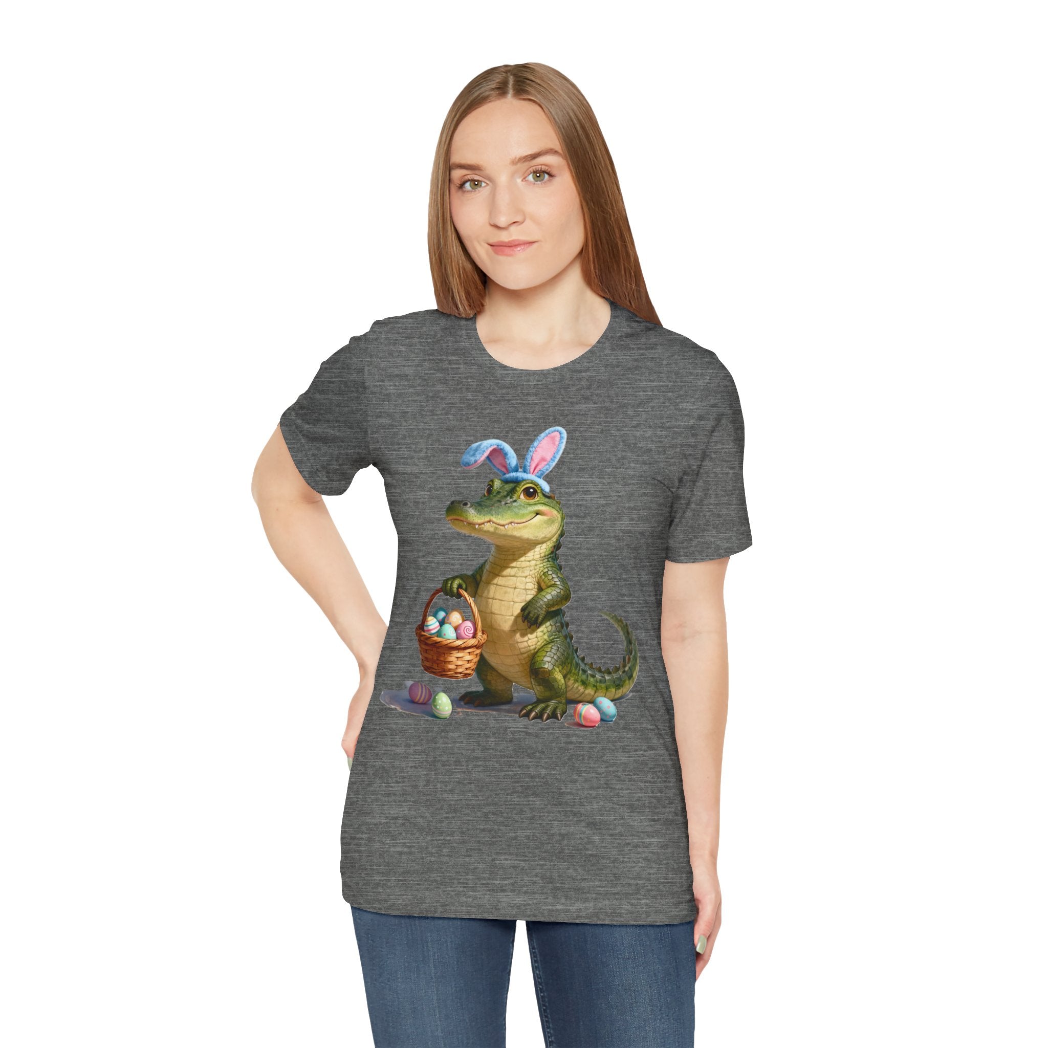 Easter Gator Shirt – Funny Florida Alligator Bunny Tee