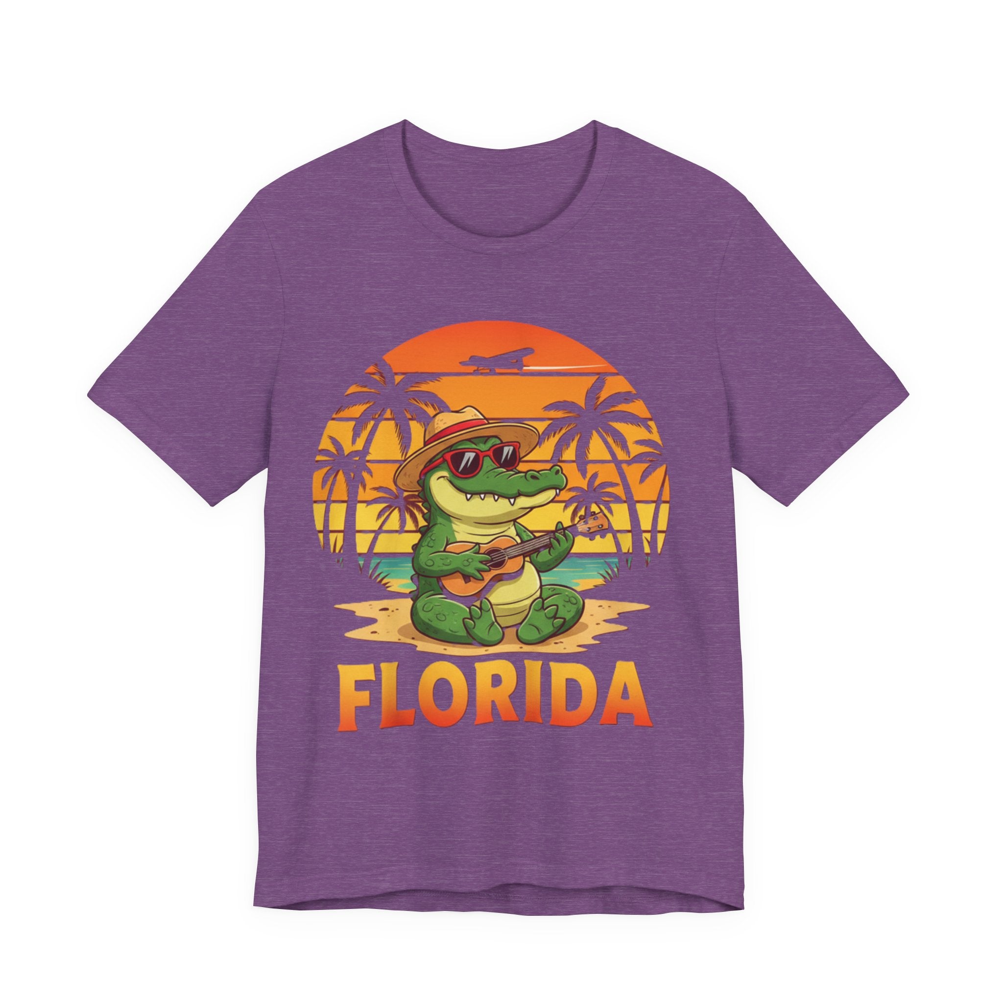 Chill Gator with Guitar Beach Vibes Tee