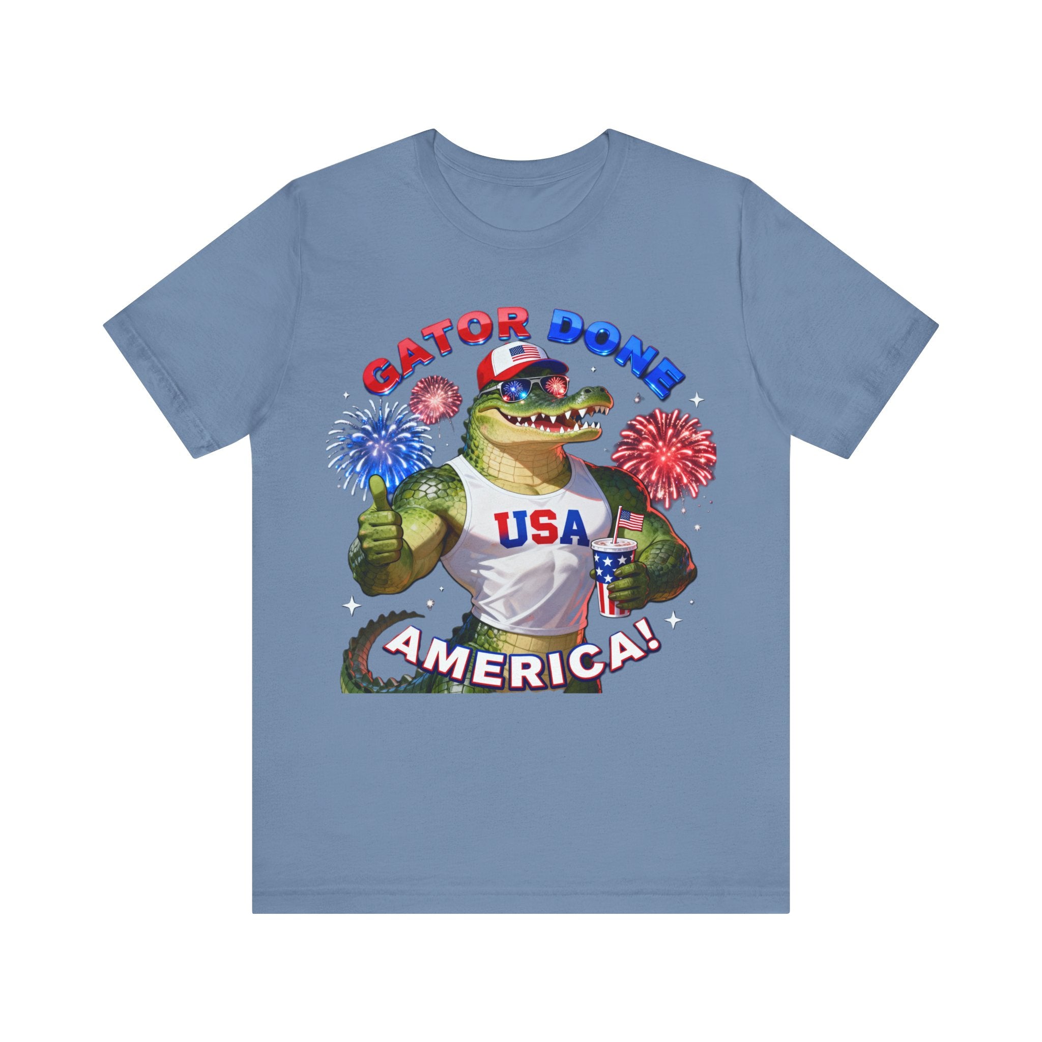 Gator Done America Shirt – Funny Florida 4th of July Tee