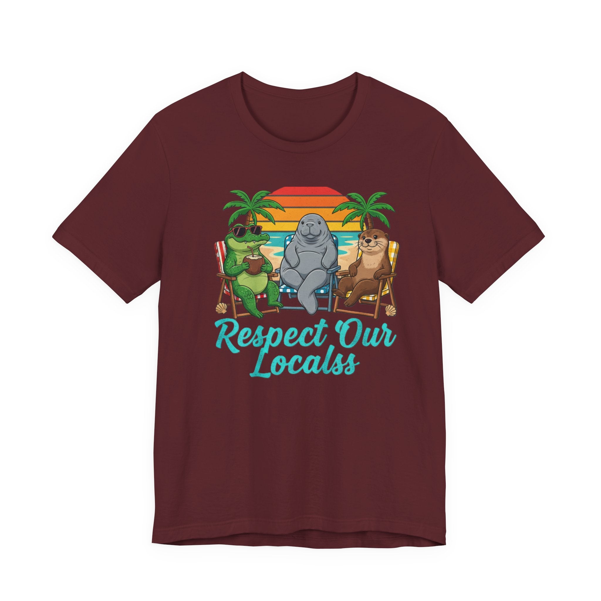Respect Our Locals Alligator, Manatee & Otter Tee