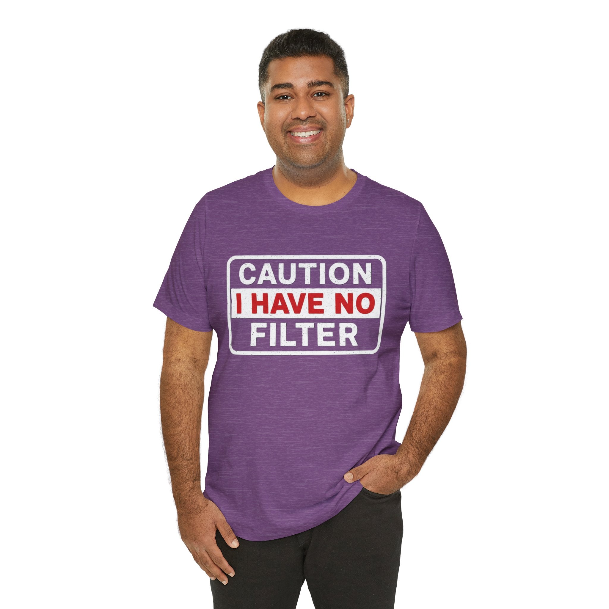 Sarcastic “Caution: I Have No Filter” T-Shirt