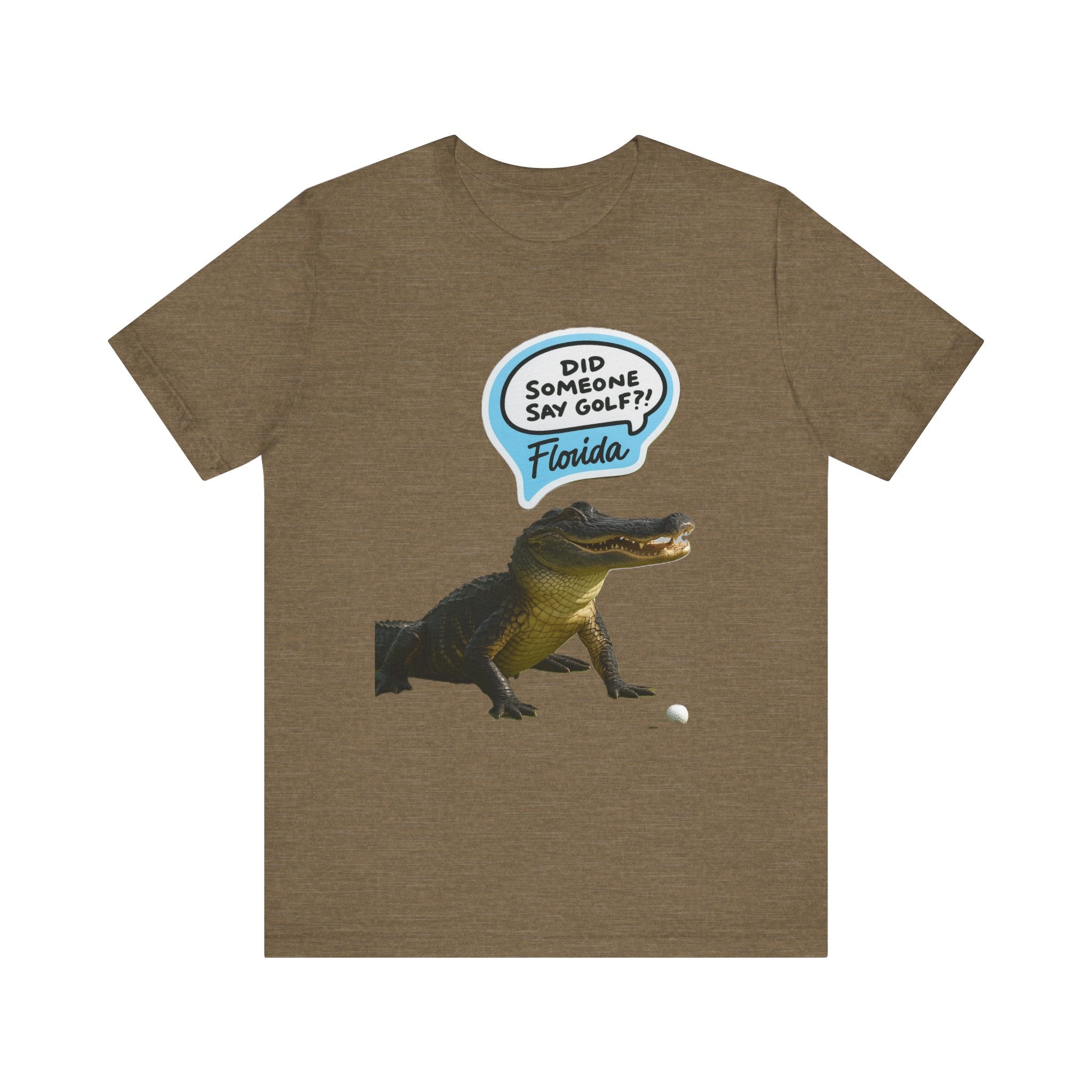 Did Someone Say Golf? Florida Alligator T-Shirt – Funny Sunshine State Golf Tee