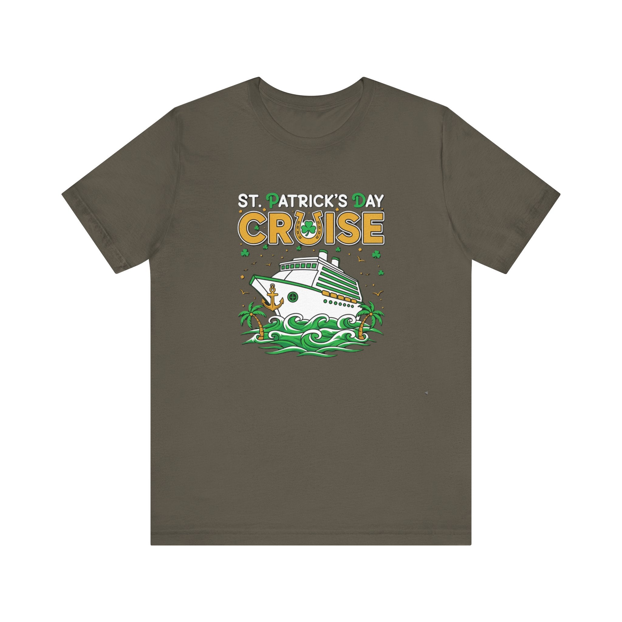 St. Patrick’s Day Cruise Shirt – Lucky Irish Cruise Vacation Tee | Funny Shamrock Boat T-Shirt Please Note: (Sizes may run slightly small)