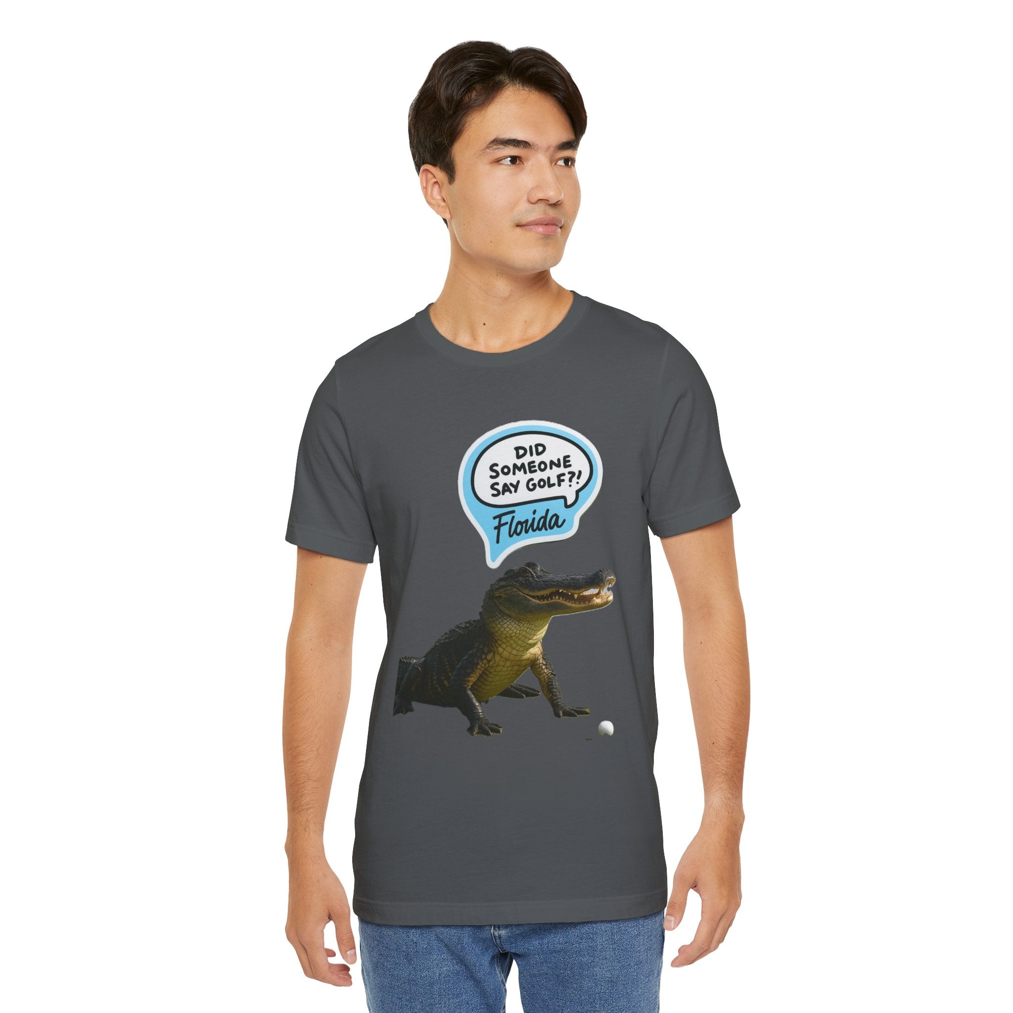 Did Someone Say Golf? Florida Alligator T-Shirt – Funny Sunshine State Golf Tee